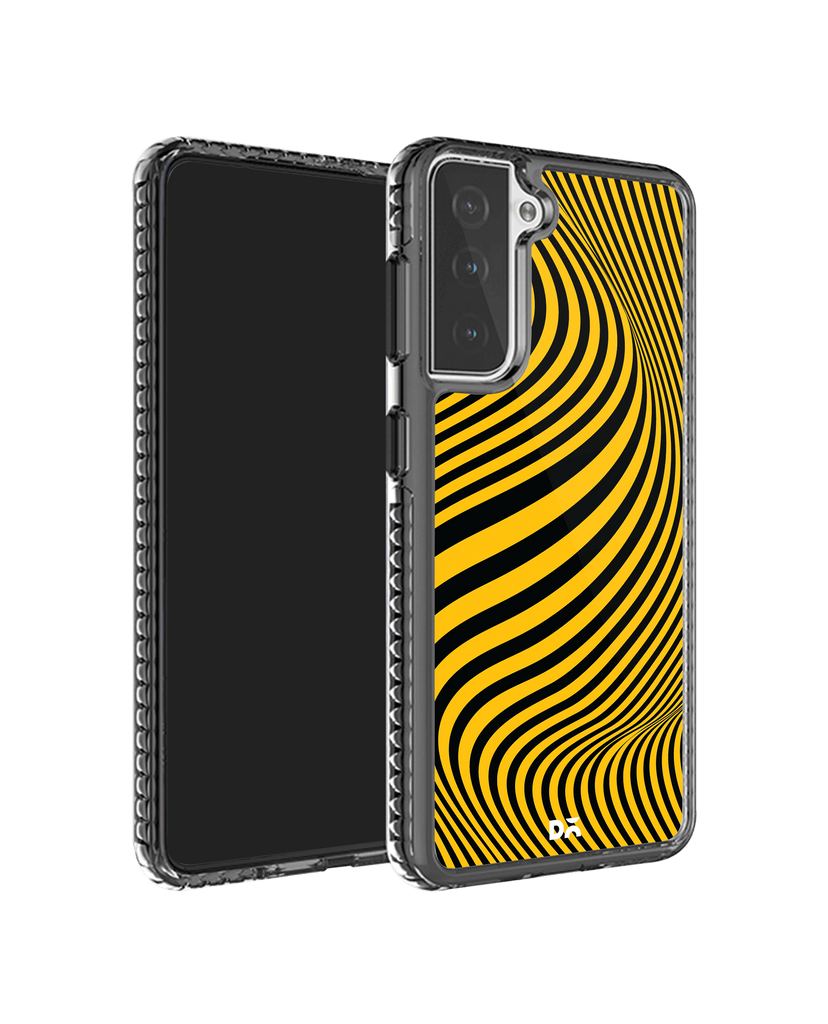 DailyObjects Ochre Waves Stride 2.0 Case Cover For Samsung Galaxy S21 FE