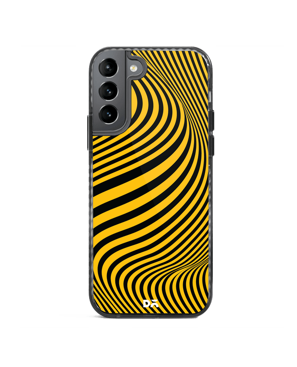 DailyObjects Ochre Waves Stride 2.0 Case Cover For Samsung Galaxy S21