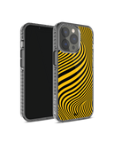 DailyObjects Ochre Waves Stride 2.0 Case Cover For iPhone 13 Pro