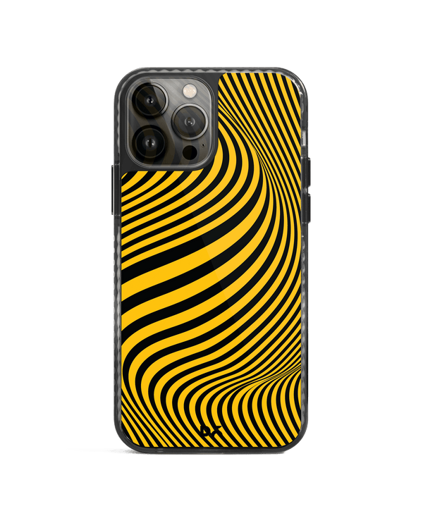 DailyObjects Ochre Waves Stride 2.0 Case Cover For iPhone 13 Pro