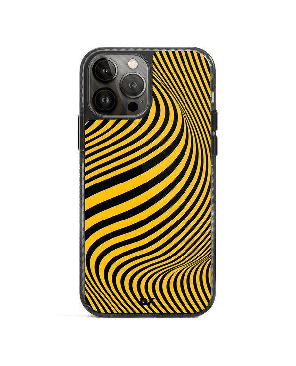 DailyObjects Ochre Waves Stride 2.0 Phone Case Cover For iPhone 14 Pro Max
