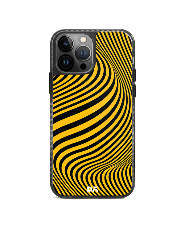 DailyObjects Ochre Waves Stride 2.0 Phone Case Cover For iPhone 15 Pro Max