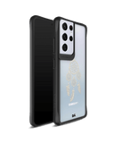 DailyObjects Off White Dreams Black Hybrid Clear Case Cover For Samsung Galaxy S21 Ultra