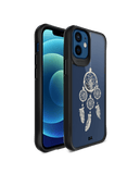 DailyObjects Off White Dreams Black Hybrid Clear Case Cover For iPhone 12 Mini