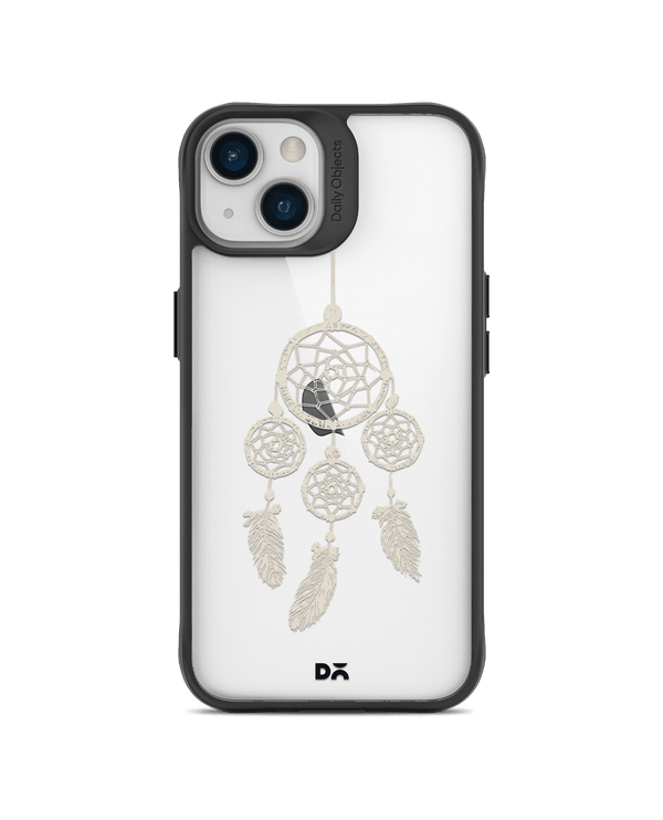 DailyObjects Off White Dreams Black Hybrid Clear Case Cover For iPhone 13 Mini