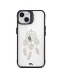 DailyObjects Off White Dreams Black Hybrid Clear Case Cover For iPhone 13 Mini