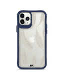 DailyObjects Off White Feathers Blue Hybrid Clear Case Cover For iPhone 11 Pro Max