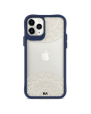 DailyObjects Off White Mandala Blue Hybrid Clear Case Cover For iPhone 11 Pro Max