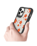 DailyObjects Orange Cosmos Black Hybrid Clear Case Cover For iPhone 11 Pro Max