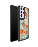DailyObjects Orange Haul Black Hybrid Clear Case Cover For Samsung Galaxy S21 Ultra