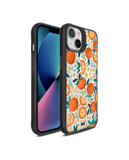 DailyObjects Orange Haul Black Hybrid Clear Case Cover For iPhone 13 Mini