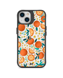 DailyObjects Orange Haul Black Hybrid Clear Case Cover For iPhone 13 Mini