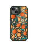 DailyObjects Orange Haul Green Hybrid Clear Case Cover For iPhone 13 Mini