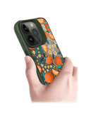 DailyObjects Orange Haul Green Hybrid Clear Case Cover For iPhone 13 Pro