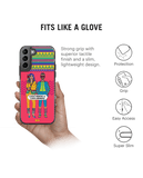 DailyObjects Overthinking & Overdrinking Stride 2.0 Case Cover For Samsung Galaxy S21 FE