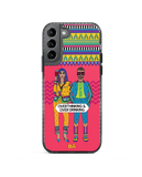 DailyObjects Overthinking & Overdrinking Stride 2.0 Case Cover For Samsung Galaxy S21