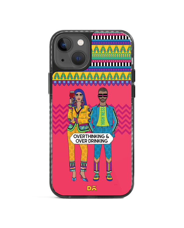 Overthinking & Overdrinking Stride 2.0 Case Cover For iPhone 13 Mini