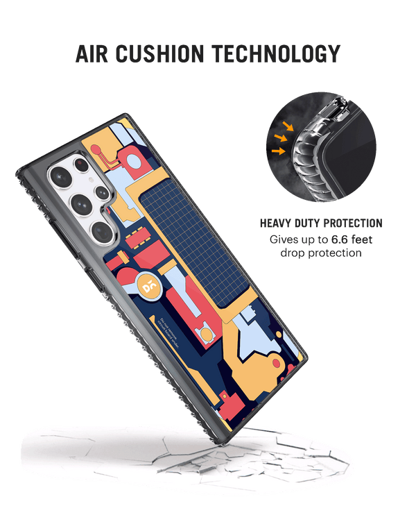 DailyObjects P-S-P Stride 2.0 Case Cover For Samsung Galaxy S23 Ultra