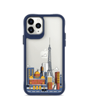DailyObjects Paris Skyline Blue Hybrid Clear Case Cover For iPhone 11 Pro Max