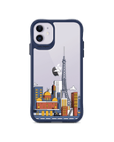 DailyObjects Paris Skyline Blue Hybrid Clear Case Cover For iPhone 11