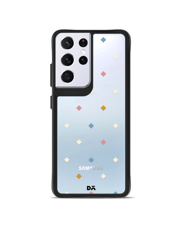 DailyObjects Party Poppers Black Hybrid Clear Case Cover For Samsung Galaxy S21 Ultra