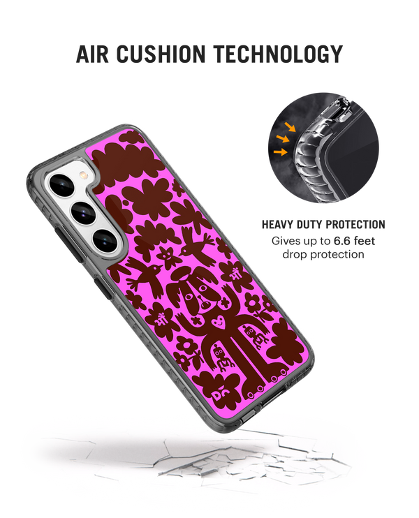 DailyObjects Paw Angel Stride 2.0 Case Cover For Samsung Galaxy S23 Plus