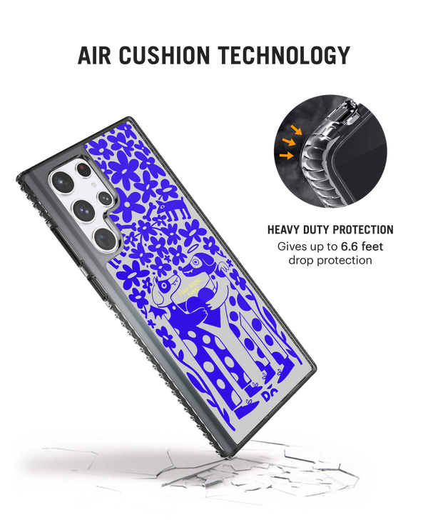 DailyObjects Paw-Ternal Twins Stride 2.0 Case Cover For Samsung Galaxy S22 Ultra