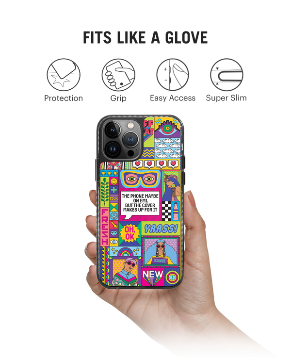 DailyObjects Phone on EMI Stride 2.0 Phone Case Cover For iPhone 15 Pro Max