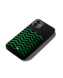 Pine Chevron Stripes CardSafe Phone Wallet