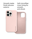 DailyObjects Pink Flekt Silicone Case Cover For iPhone 13 Pro Max