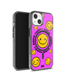 Pink Happy Zone Stride 2.0 Clear MagSafe Phone Case Cover For iPhone 13