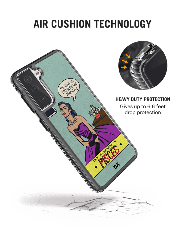 DailyObjects Pisces Stride 2.0 Case Cover For Samsung Galaxy S21