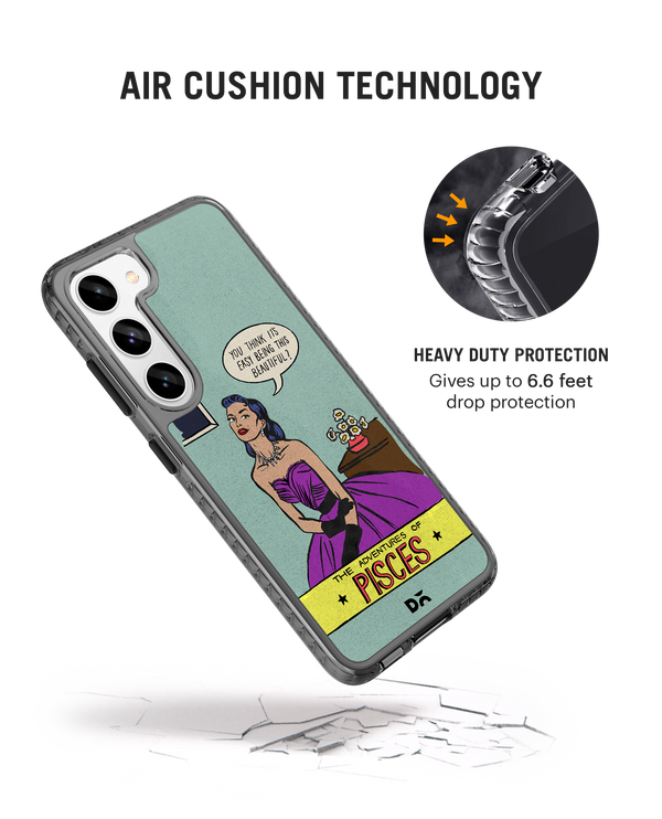 DailyObjects Pisces Stride 2.0 Case Cover For Samsung Galaxy S23