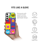 DailyObjects Pixel Pop Stride 2.0 Case Cover For Samsung Galaxy S23 Plus