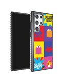 DailyObjects Pixel Pop Stride 2.0 Case Cover For Samsung Galaxy S23 Ultra