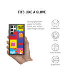DailyObjects Pixel Pop Stride 2.0 Case Cover For Samsung Galaxy S23 Ultra