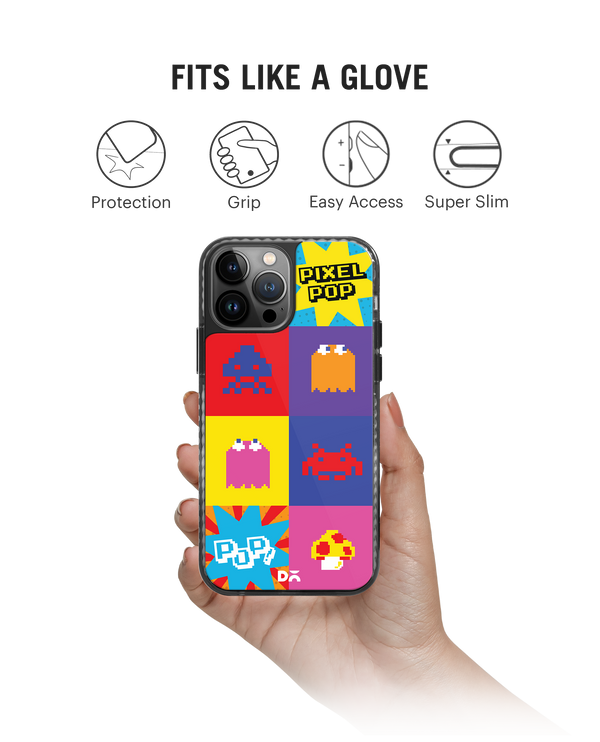 DailyObjects Pixel Pop Stride 2.0 Phone Case Cover For iPhone 15 Pro