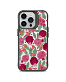DailyObjects Pomegranate Party Black Hybrid Clear Phone Case Cover For iPhone 14 Pro