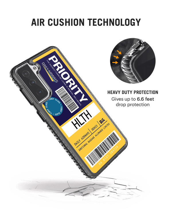 DailyObjects Priority Stride 2.0 Case Cover For Samsung Galaxy S21