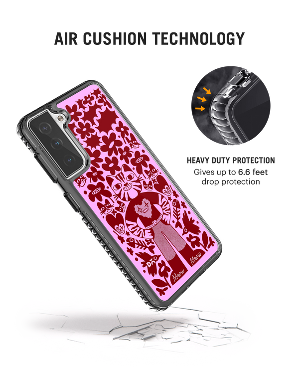 DailyObjects Purr Man Stride 2.0 Case Cover For Samsung Galaxy S22 Plus