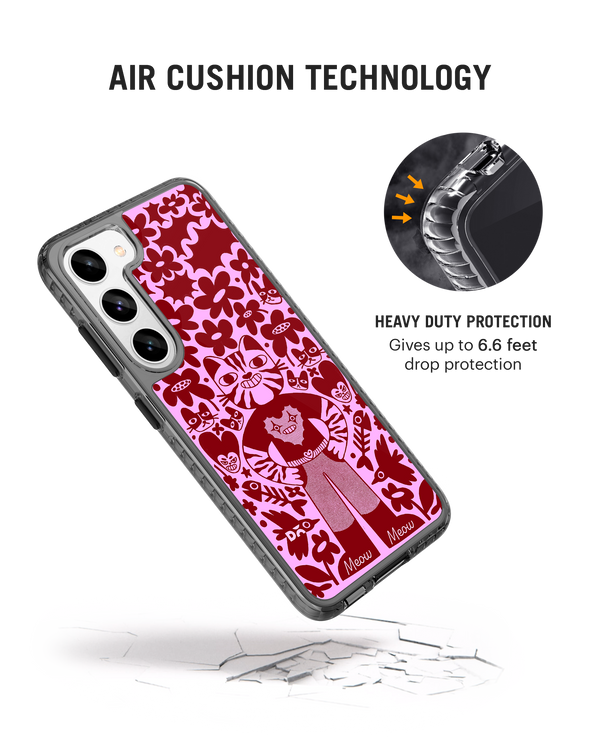 DailyObjects Purr Man Stride 2.0 Case Cover For Samsung Galaxy S23 Plus