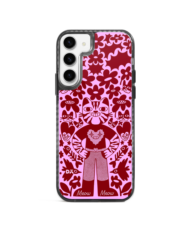 DailyObjects Purr Man Stride 2.0 Case Cover For Samsung Galaxy S23 Plus