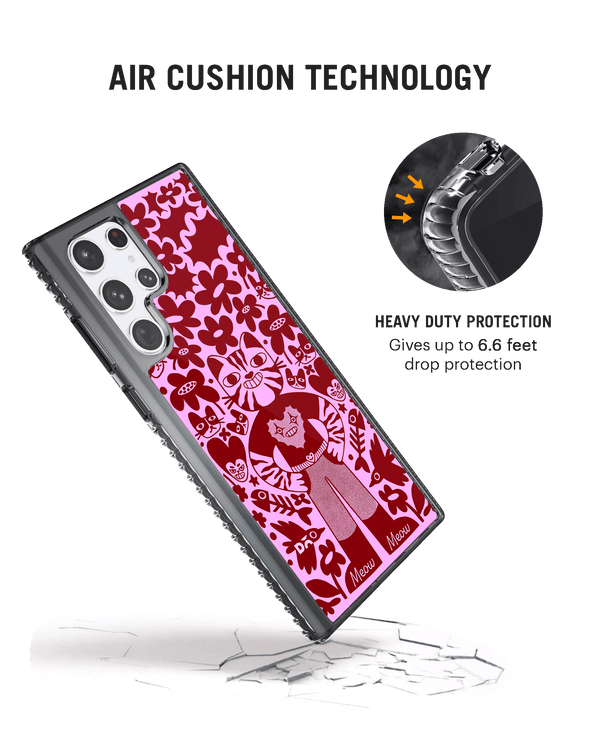 DailyObjects Purr Man Stride 2.0 Case Cover For Samsung Galaxy S23 Ultra