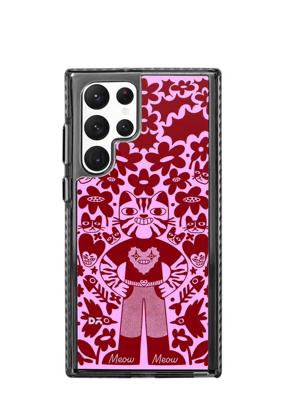 DailyObjects Purr Man Stride 2.0 Case Cover For Samsung Galaxy S23 Ultra