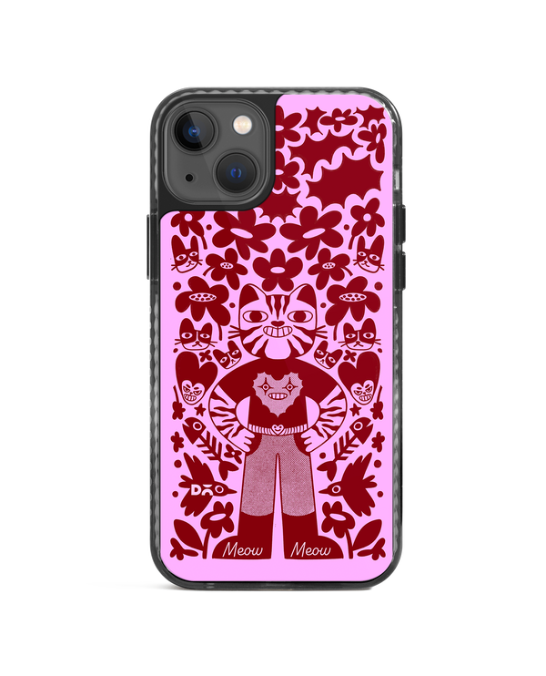 DailyObjects Purr Man Stride 2.0 Phone Case Cover For iPhone 14