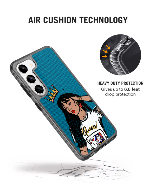DailyObjects Queen Babe Stride 2.0 Case Cover For Samsung Galaxy S23