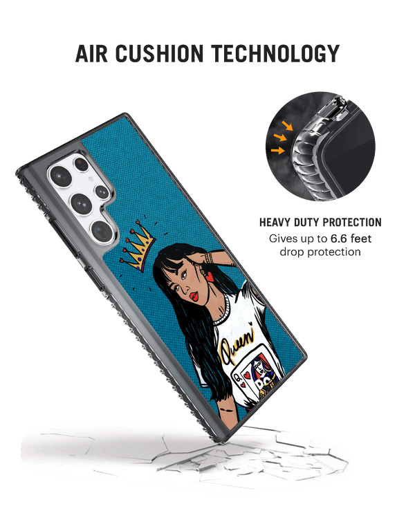 DailyObjects Queen Babe Stride 2.0 Case Cover For Samsung Galaxy S23 Ultra