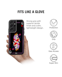 DailyObjects Queen Of Hearts Stride 2.0 Case Cover For Samsung Galaxy S21 Ultra