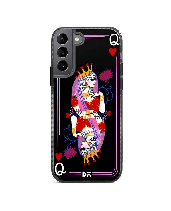 DailyObjects Queen Of Hearts Stride 2.0 Case Cover For Samsung Galaxy S21