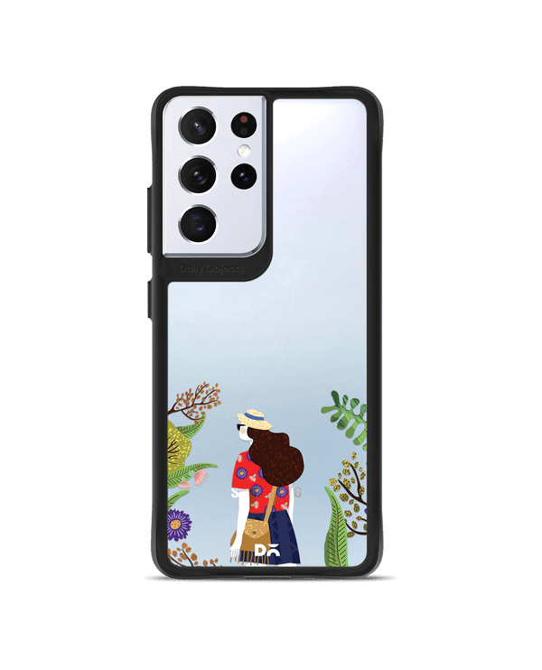 DailyObjects Rastafari Black Hybrid Clear Case Cover For Samsung Galaxy S21 Ultra